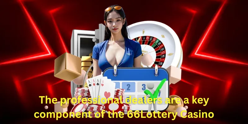 The professional dealers are a key component of the 66Lottery Casino