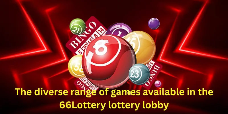 The diverse range of games available in the 66Lottery lottery lobby